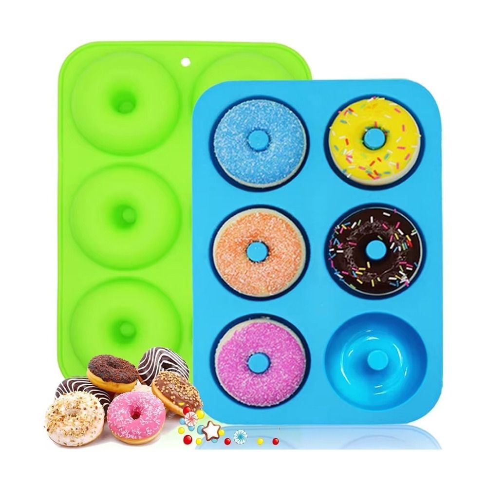 Donut Mold Silicone - Neue Silikon-Donut-Form, Antihaftbeschichtete Lebensmittelqualität, Silikon-Kuchenform mit