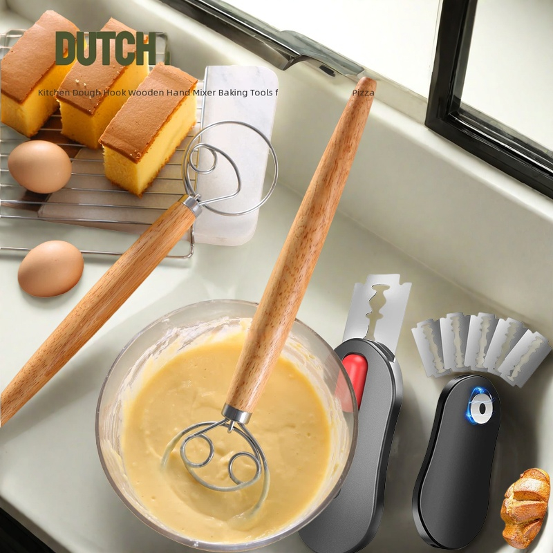 Danish Pancake Pan - Küchen-Brotschneider, Kuchenwerkzeuge, Dänisches Teig-Gravurmesser, Edelstahl-Backzubehör, Bedruckte