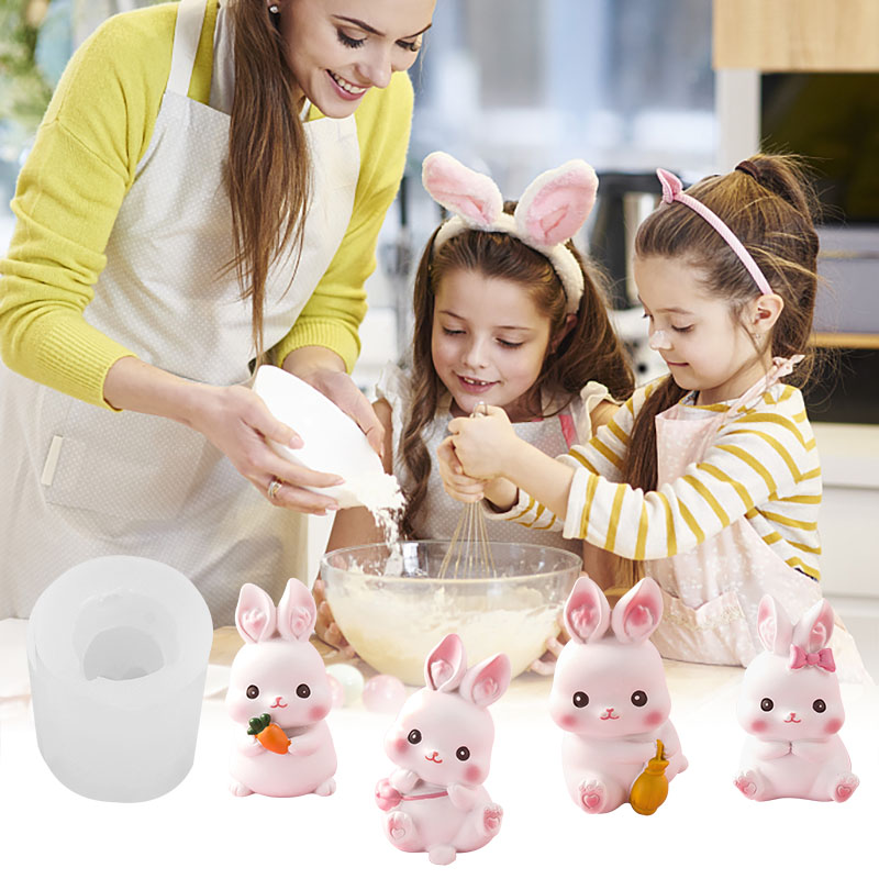 3D Ostern Kaninchen Silikon Fo – Bunny Cake Mold Bewertung und Preis