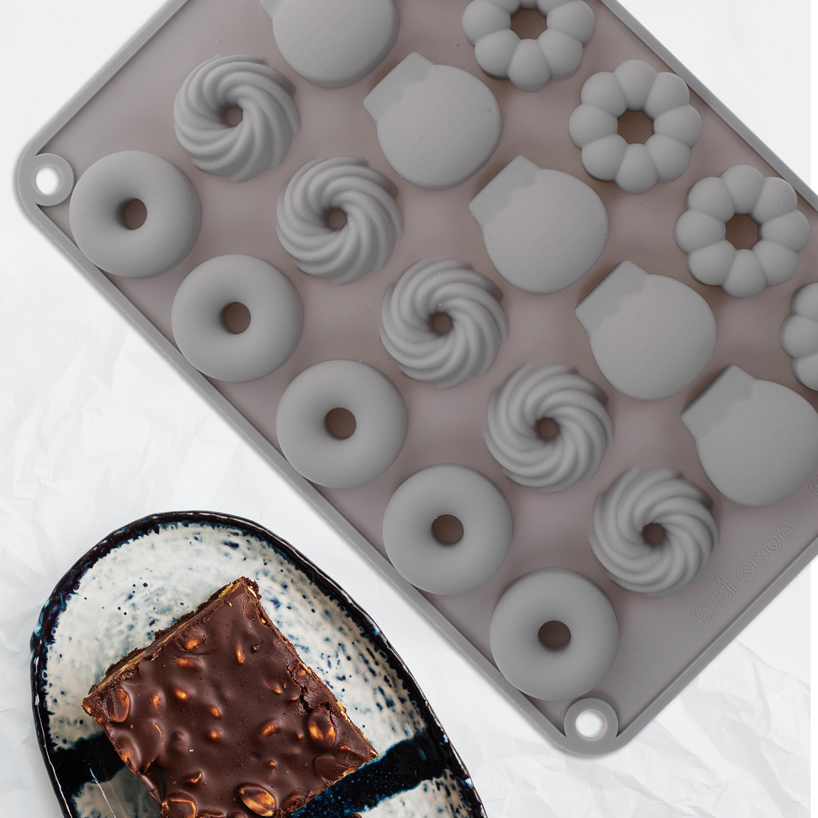 Mini-Schokoladen-Donut-Form au – Donut Mold Silicone Bewertung und Preis